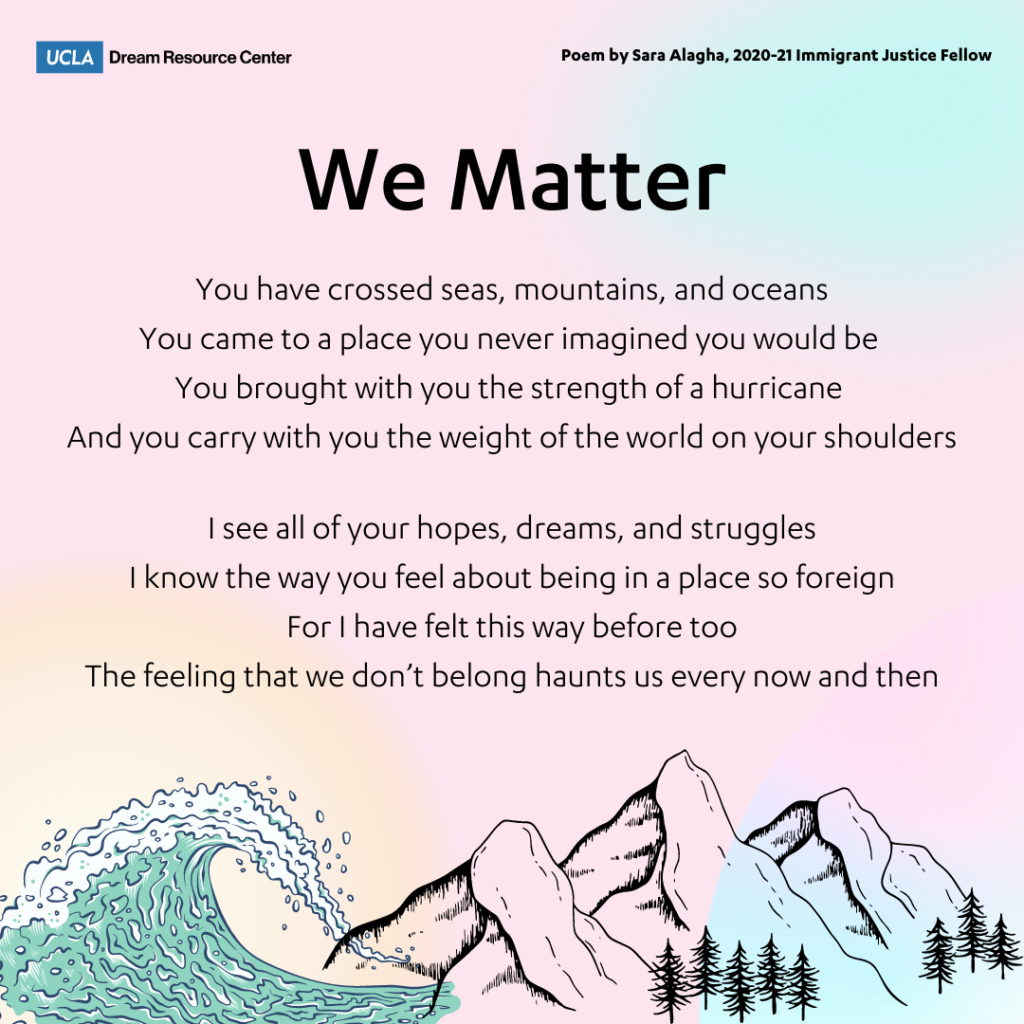 UCLA Labor Center We Matter A Poem For Immigrant Justice